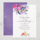Search for colourful floral invitations Orange