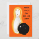 Search for funny bowling invitations Kids bowling party