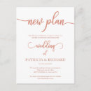 Search for wedding plans postcards Postponement