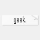 Search for geek bumper stickers Funny