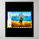 Search for vintage postage stamp posters Blue