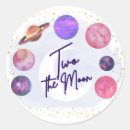 Search for moon stickers Two the moon