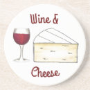 Search for wine coasters Wine and cheese