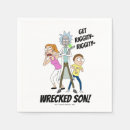 Search for cartoon network napkins Rick and morty