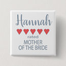 Search for brides mother square badges Bridal party