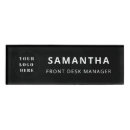 Search for black name tags Small business customer service