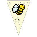 Search for honey bee bunting flags Baby shower