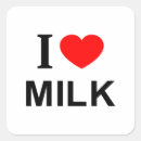 Search for milk heart stickers I love