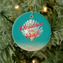 Search for coastal christmas tree decorations Tropical