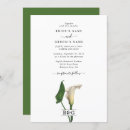 Search for elegant white lilies invitations Calla lily