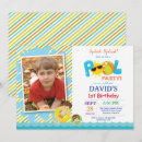 Search for splash birthday invitations Pool birthday party