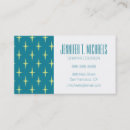 Search for aging business cards Mid century modern