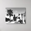 Search for black and white tree canvas prints Palm