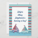 Search for sail boat baby shower invitations Sailor