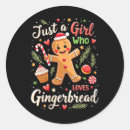 Search for gingerbread girl stickers Xmas
