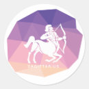 Search for sagittarius zodiac sign stickers Purple