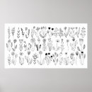 Search for botanical line art posters Doodle