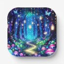 Search for enchanted forest paper plates Woodland