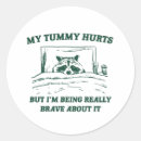 Search for tummy stickers Tummy ache survivor