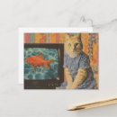 Search for vintage goldfish postcards Ai generated