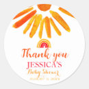 Search for sun thank you stickers Orange