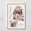 Search for black christmas cards Family photo