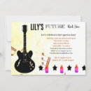 Search for rock and roll baby shower invitations Rocker