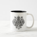 Search for indian elephant mugs Zen doodle style