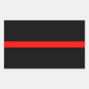 Search for department rectangle stickers Firefighter