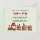 Search for train christmas invitations Santa claus