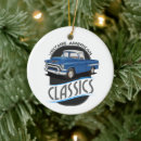 Search for blue truck christmas tree decorations Classic