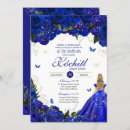 Search for royal blue butterfly invitations Elegant