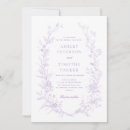 Search for french lavender invitations Classic