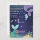Search for mermaid glitter invitations Magical