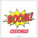 Search for comic explosion stickers Boom