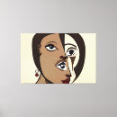 Search for abstract portrait canvas prints Cubist