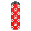 Search for red and white cat mugs Pattern