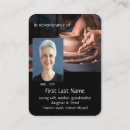 Search for keepsake chubby business cards Funeral
