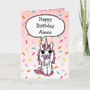 Search for unicorn birthday cards Girl
