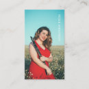 Search for musician business cards Modern
