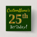 Search for 25th birthday badges 25 years old