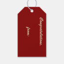 Search for congratulations gift tags Red