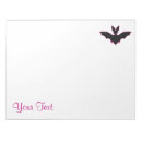 Search for halloween notepads Bat