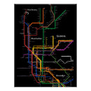Search for subway map posters Train