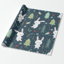 Search for bunny christmas wrapping paper Festive
