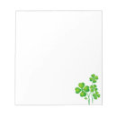 Search for st patricks notepads Clover
