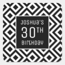 Search for black and white geometric stickers Pattern