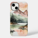 Search for watercolor mountains iphone cases Boho