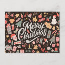 Search for vintage winter scene christmas cards Snowman