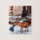Search for moose puzzles Vintage